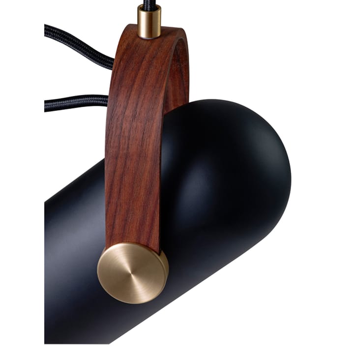 Carronade pendel, svart/valnöt, medium Le Klint