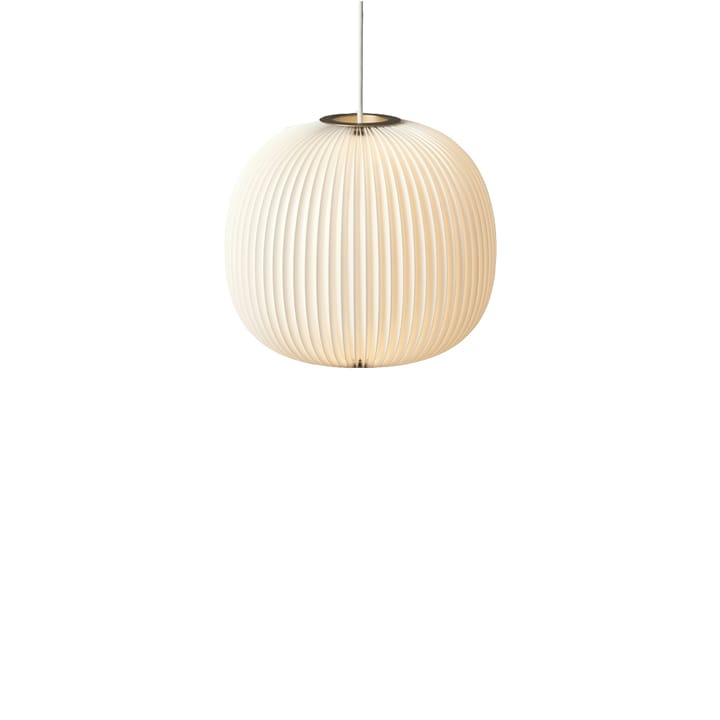 Lamella 3 pendel - vit, led, guld - Le Klint