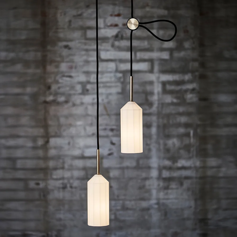 Pliverre pendel, opal, mässingdetalj Le Klint