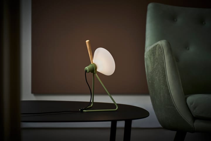 Spot vägg/bordslampa, Olive green-oak Le Klint