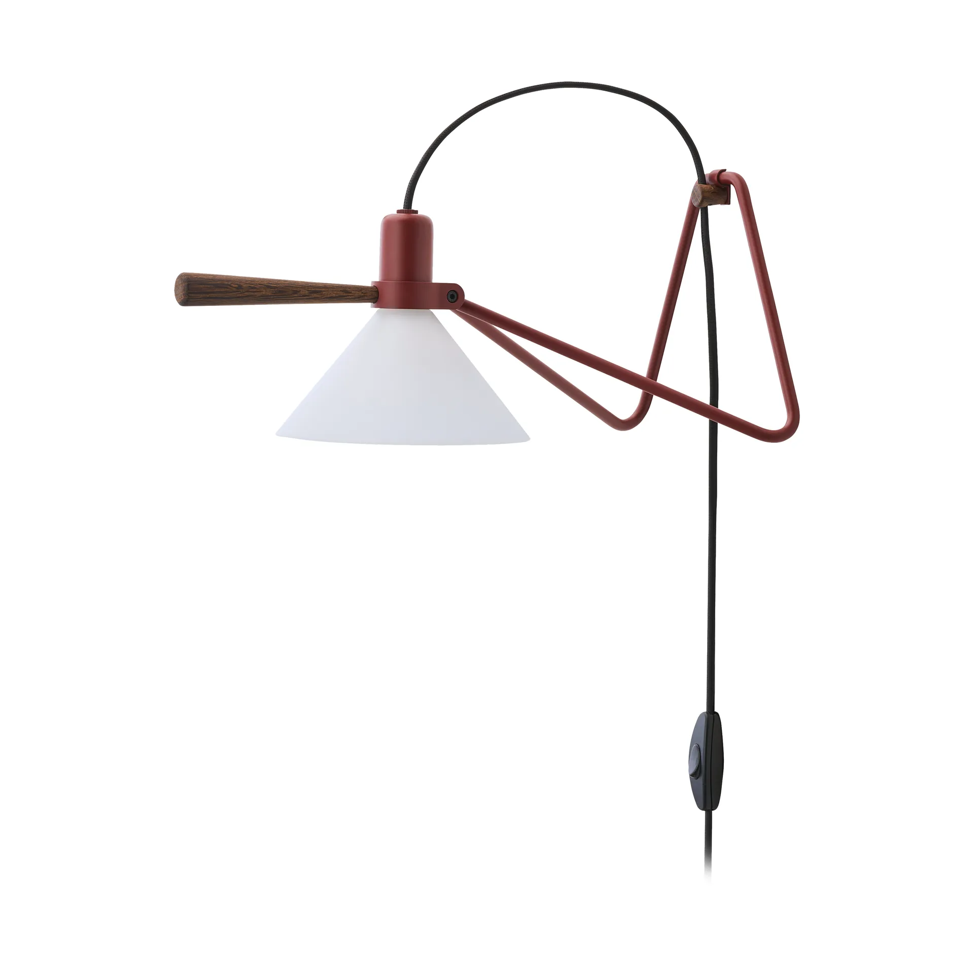 Spot vägg/bordslampa, Oxide red-smoked oak Le Klint