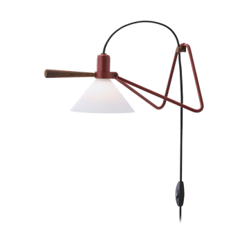 Spot vägg/bordslampa - Oxide red-smoked oak - Le Klint