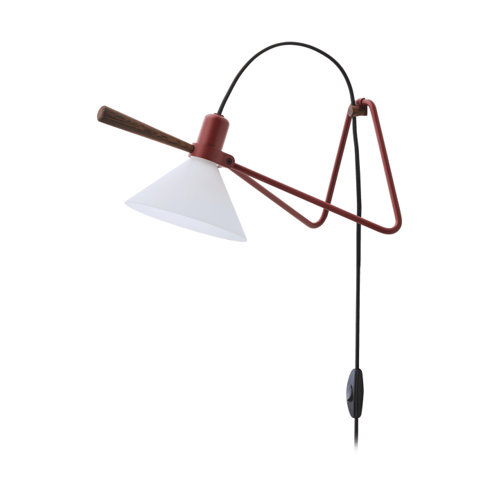 Spot vägg/bordslampa, Oxide red-smoked oak Le Klint