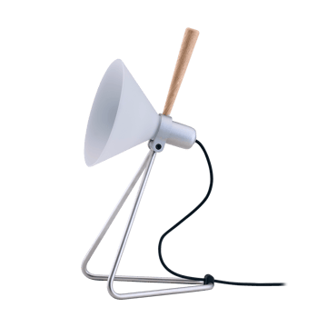 Spot vägg/bordslampa - Steel silver-oak - Le Klint