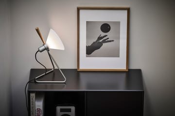 Spot vägg/bordslampa - Steel silver-oak - Le Klint