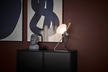 Spot vägg/bordslampa - Steel silver-oak - Le Klint