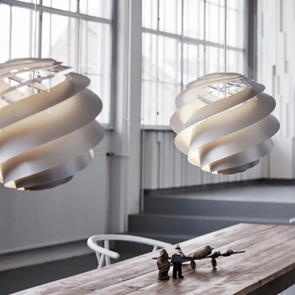 Swirl 3L pendel, vit Le Klint