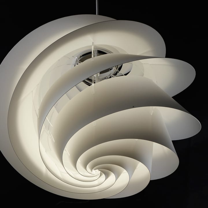 Swirl 3M pendel - koppar, metallic, vit insida - Le Klint
