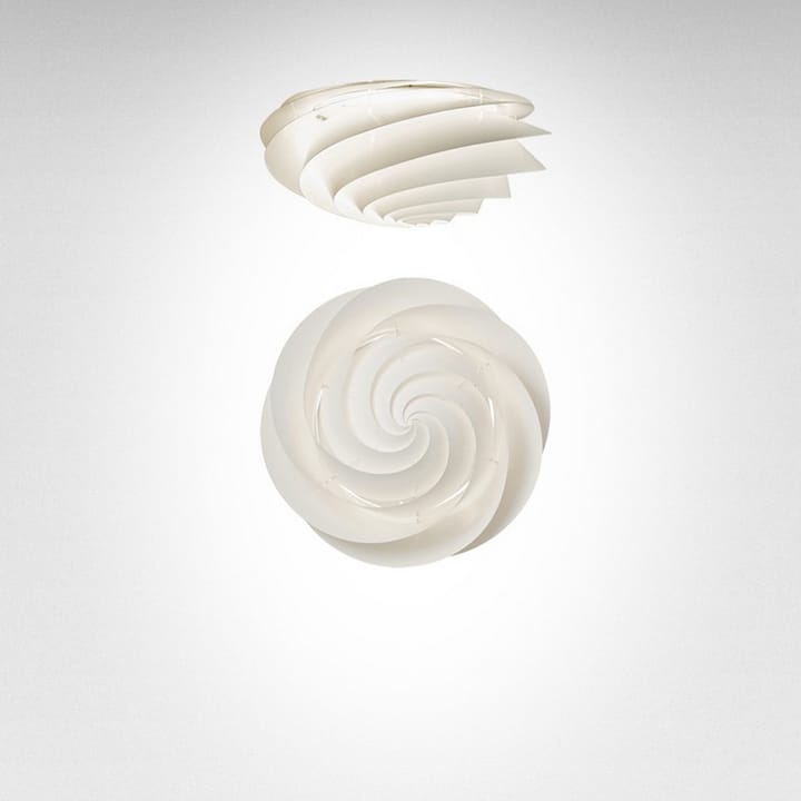 Swirl vägglampa, vit, s Le Klint