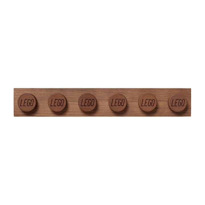LEGO bokhylla trä, Mörkbetsad ek Lego