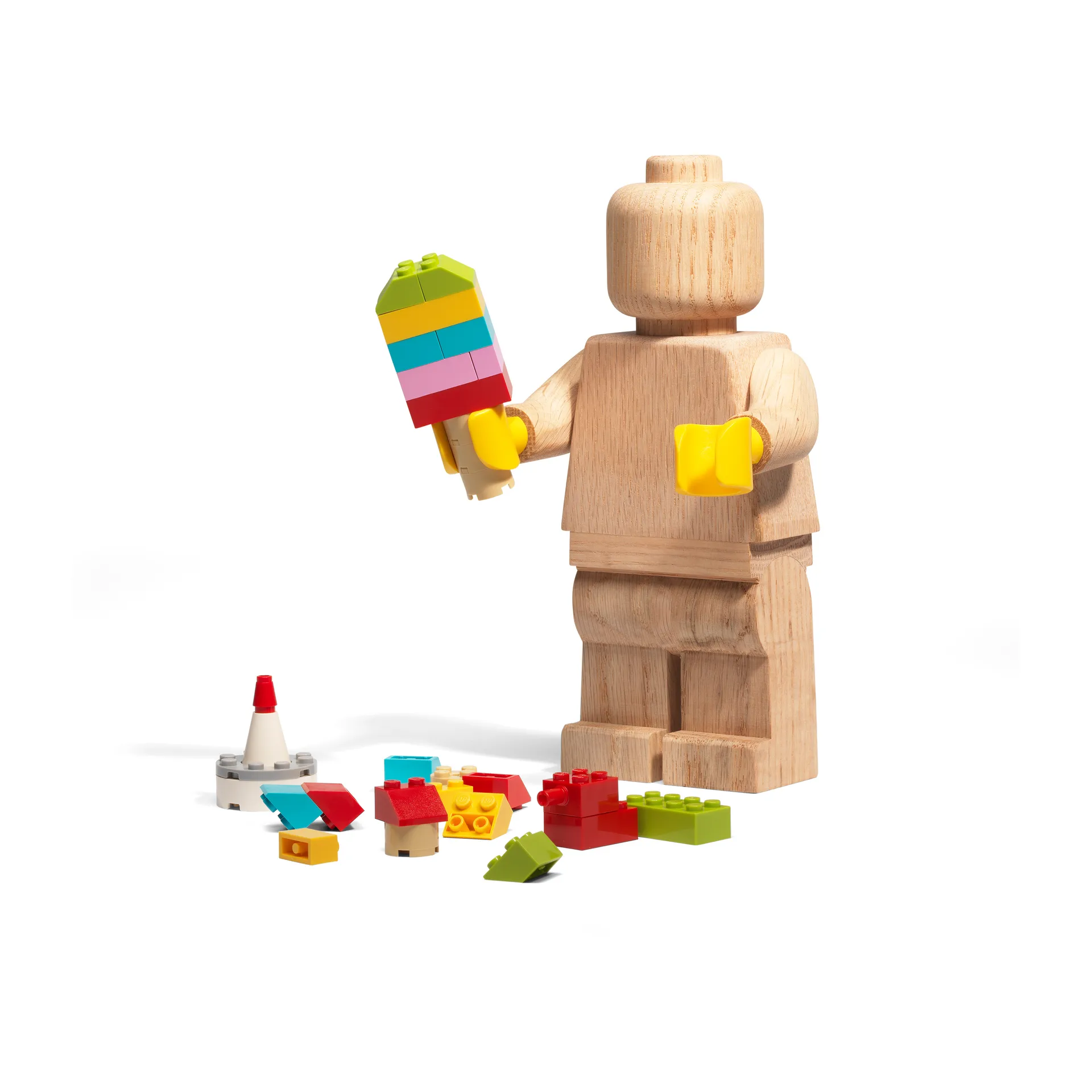 LEGO träminifigur, Såpad ek Lego