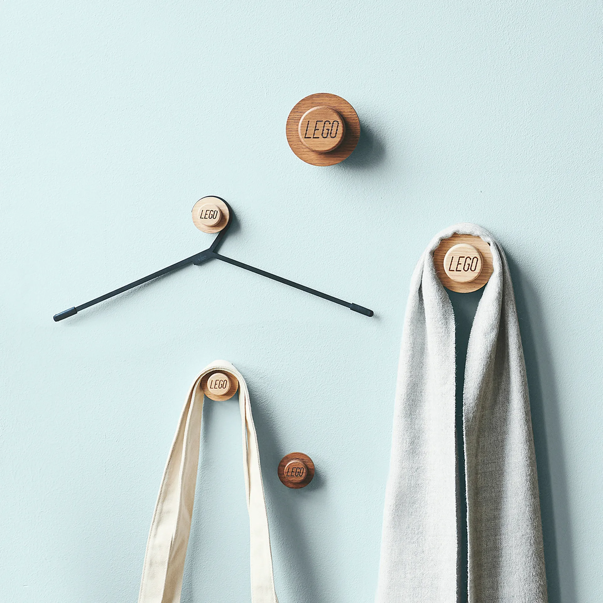 LEGO vägghängare trä set, Såpad ek Lego