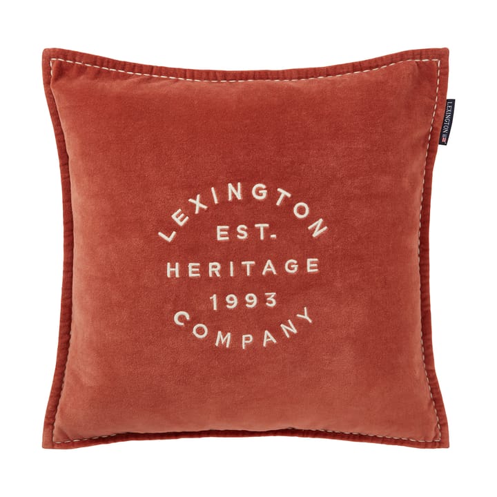 1993 Logo Velvet kuddfodral 50x50 cm, Rust Lexington
