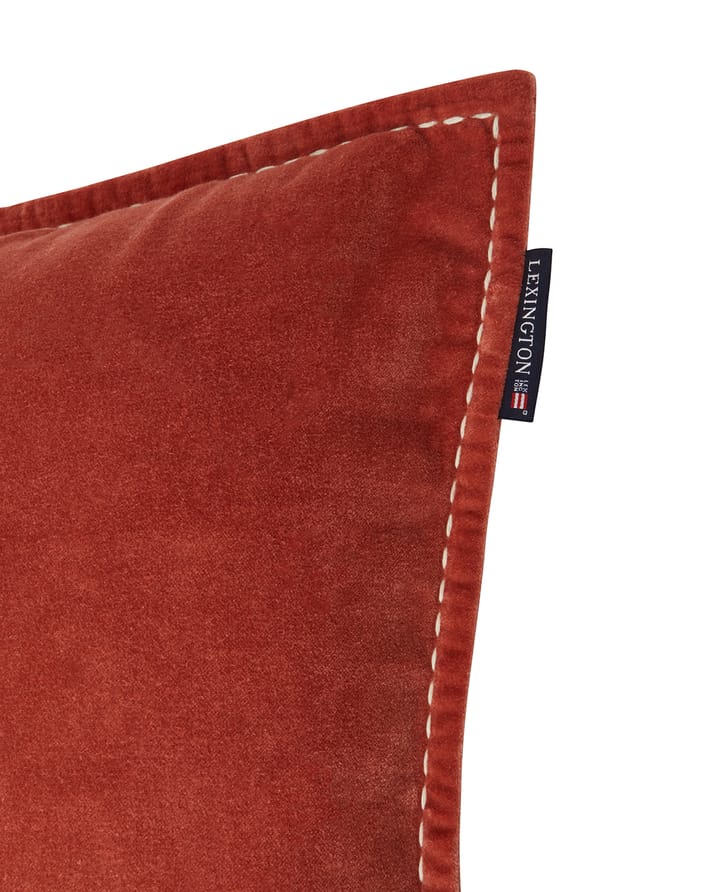 1993 Logo Velvet kuddfodral 50x50 cm, Rust Lexington