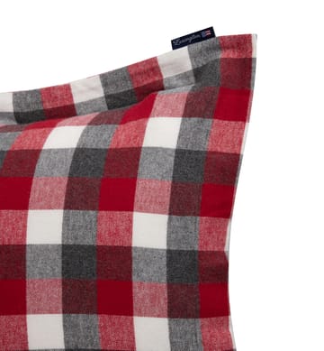 Checked Flannel örngott 50x90 cm - Red-dark grey - Lexington