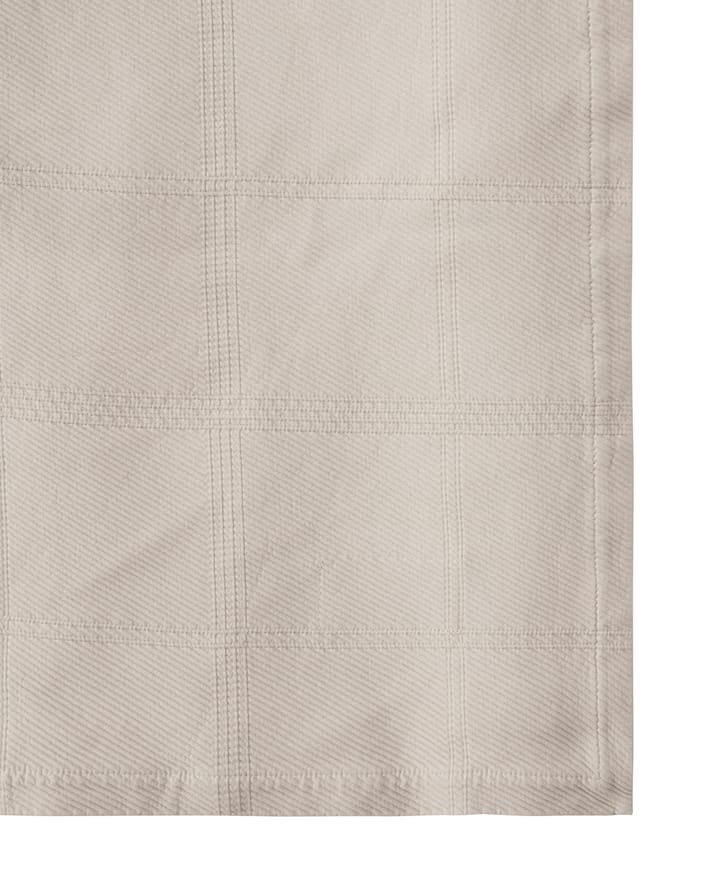 Checked Jacquard överkast 260x240 cm, Light beige Lexington