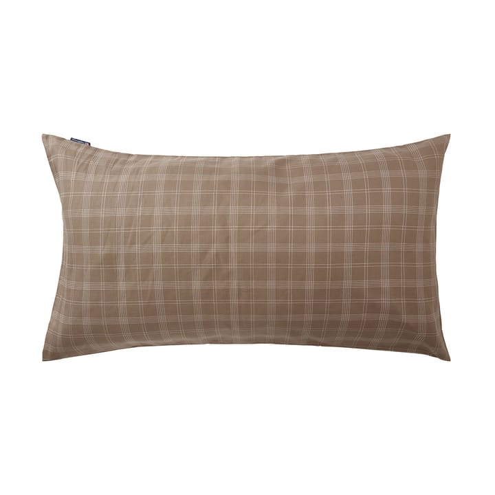Checked Pin Point Oxford örngott 50x90 cm, Brown Lexington