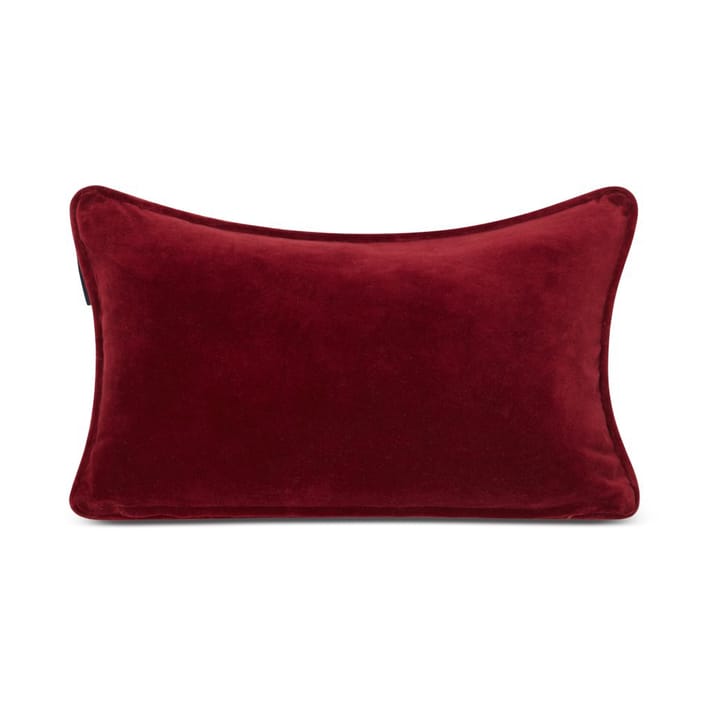 Christmas Organic Cotton Velvet kudde 30x50 cm - Red - Lexington