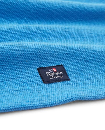 Cotton Jute Placemat with Side Stripes 40x50 cm - Blå-vit - Lexington