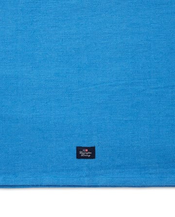 Cotton Jute Runner with Side Stripes 50x250 cm - Blå-vit - Lexington