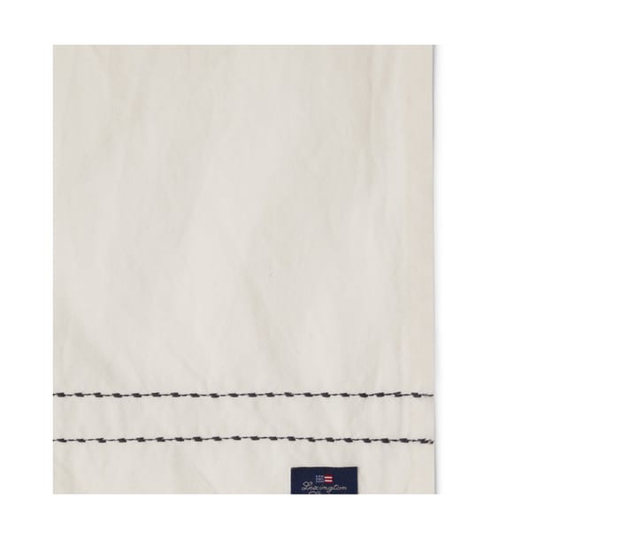Cotton Linen tygservett stitches 50x50 cm - Off-white - Lexington