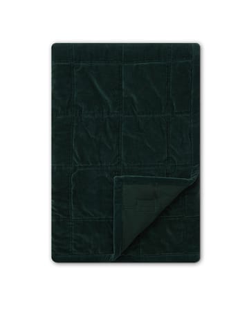 Cotton Velvet quilted överkast 240x260 cm - Green - Lexington