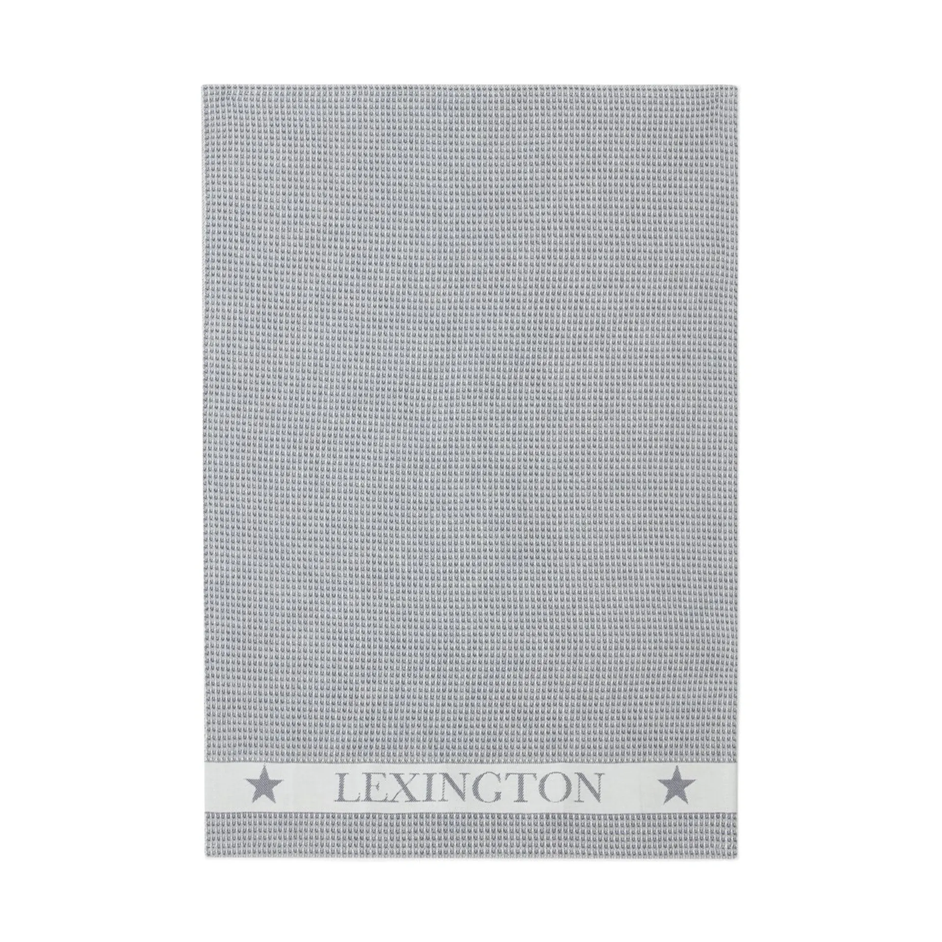 Cotton Waffle kökshandduk 45x70 cm, Dark gray-white Lexington