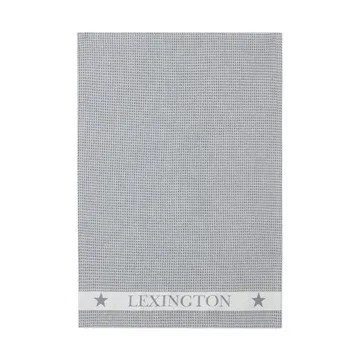 Cotton Waffle kökshandduk 45x70 cm - Dark gray-white - Lexington