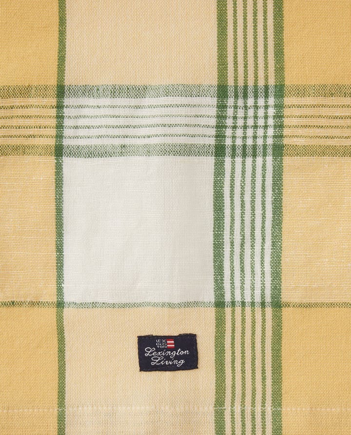 Easter Linen/Cotton kökshandduk 50x70 cm - Yellow-green - Lexington