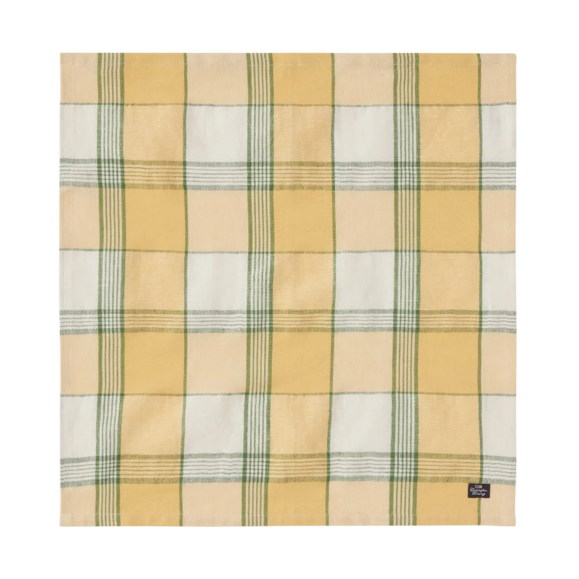 Easter Linen/Cotton tygservett 50x50 cm, Yellow-green Lexington
