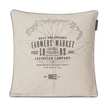 Farmers Market kuddfodral 50x50 cm - Beige - Lexington