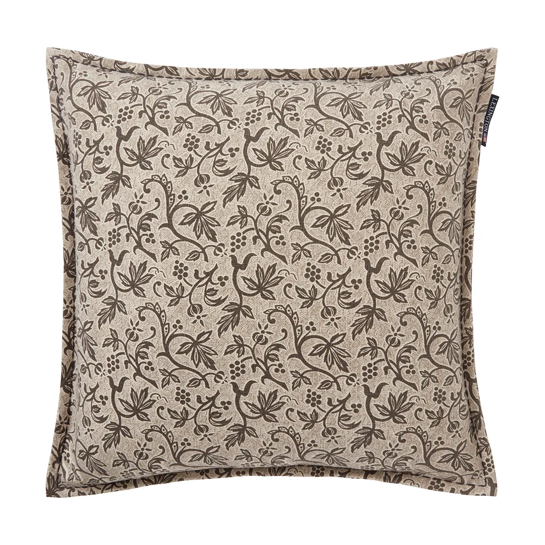 Grapevine Printed kuddfodral 50x50 cm, Light beige Lexington