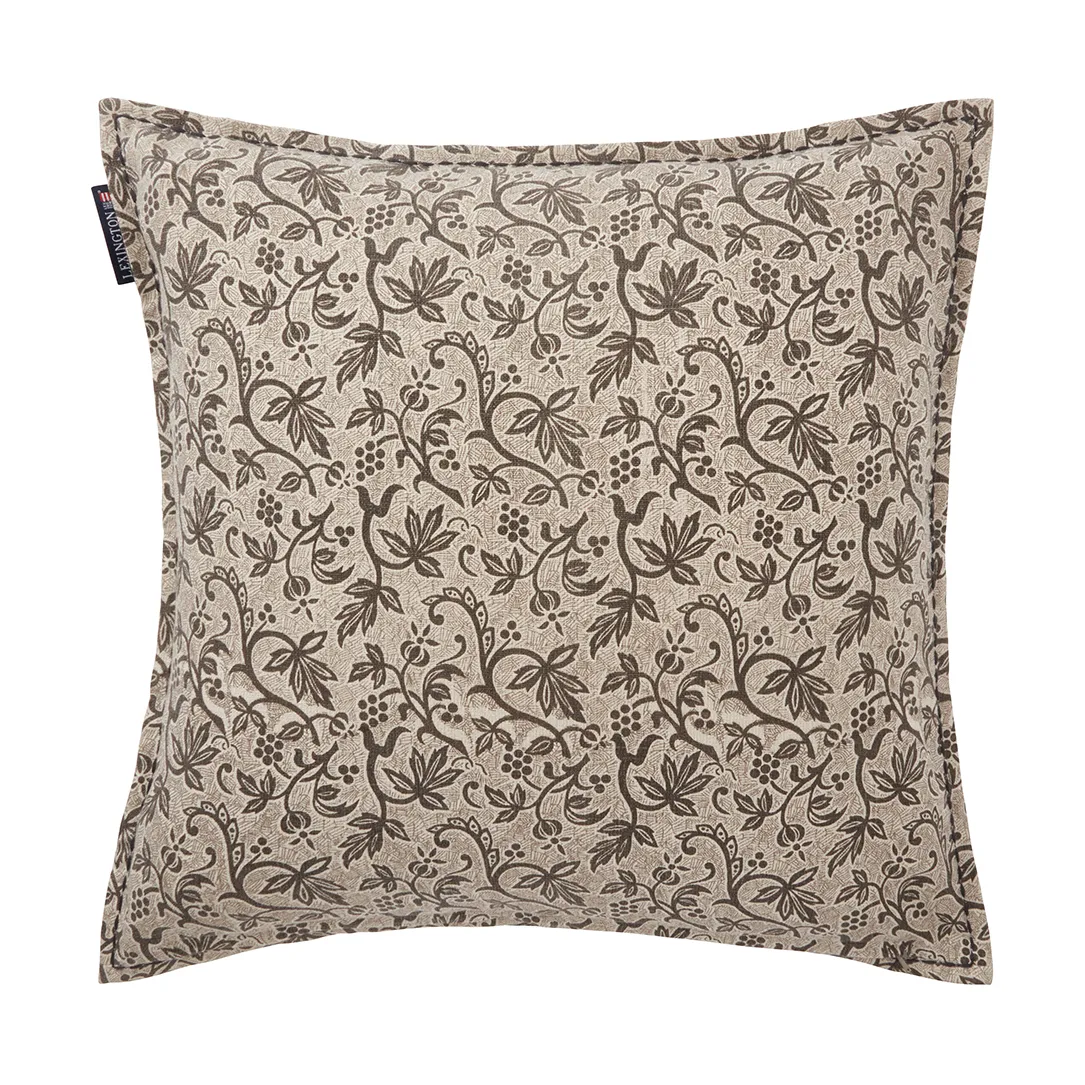 Grapevine Printed kuddfodral 50x50 cm, Light beige Lexington
