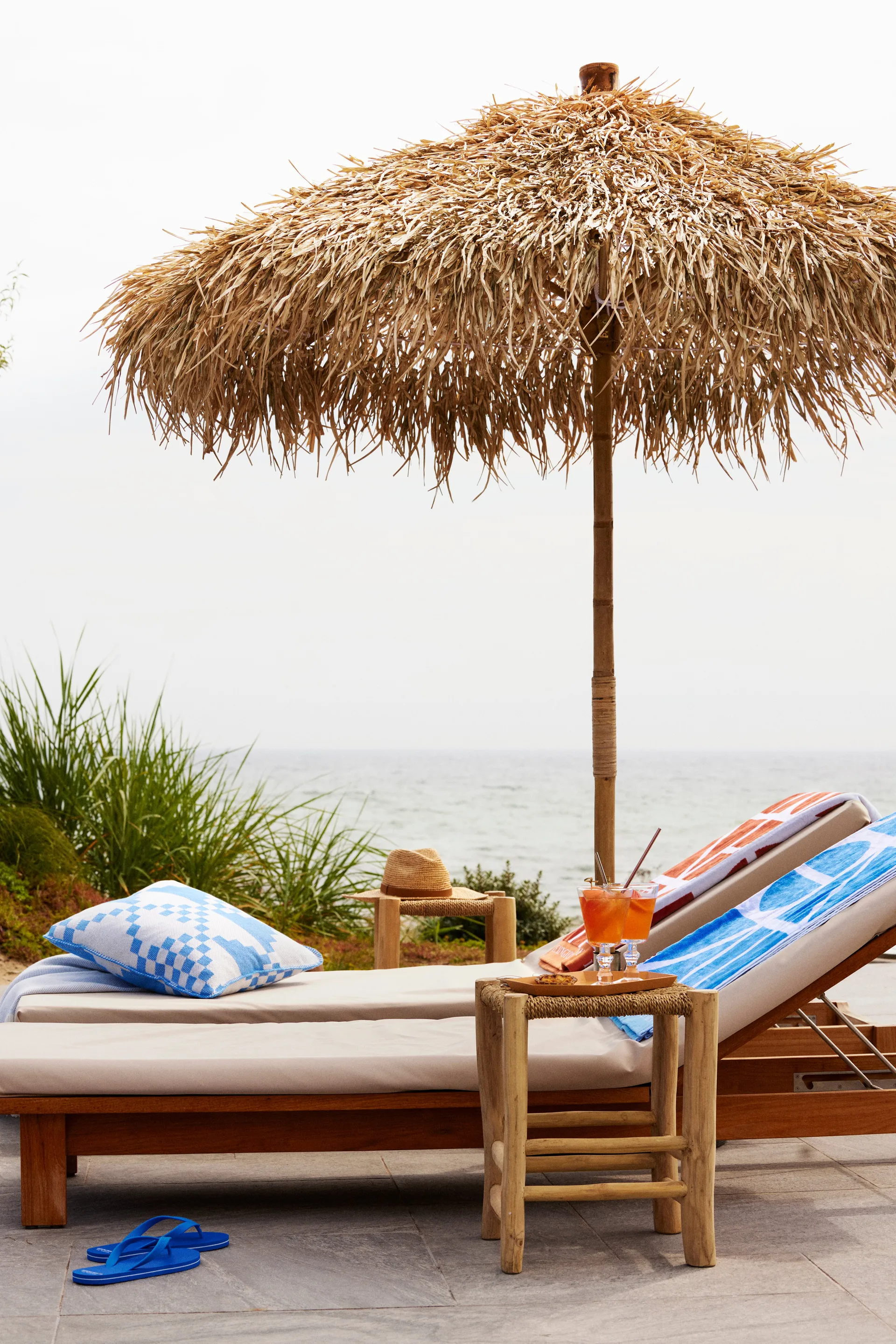 Graphic Cotton Velour badlakan 100x180 cm, Blue Lexington