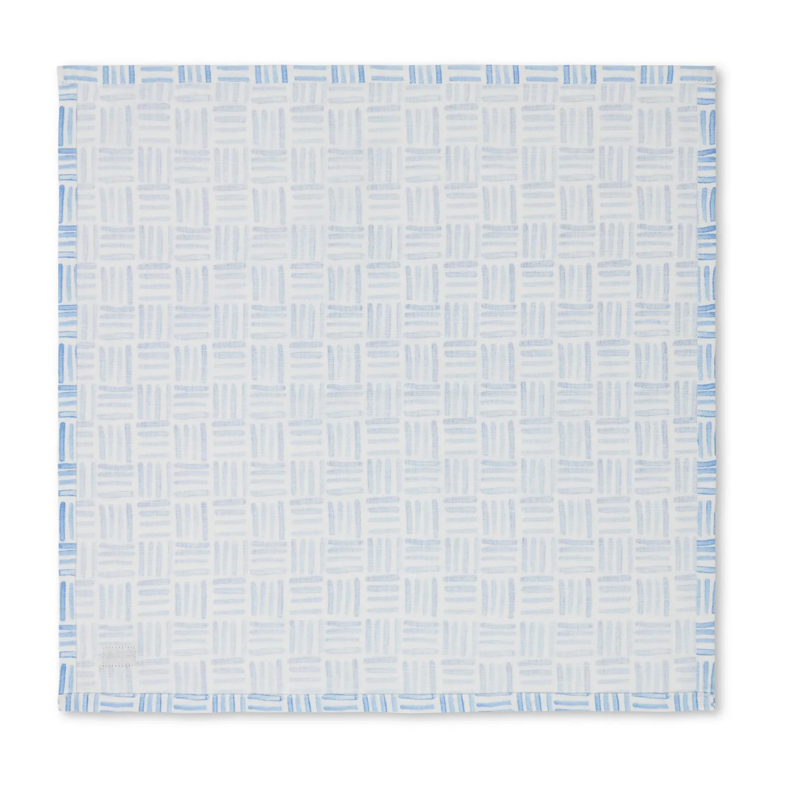 Graphic Printed Cotton servett 50x50 cm, Blue-White Lexington