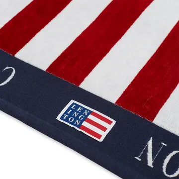 Graphic Velour badlakan 100x180 cm - Red-white - Lexington