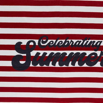 Graphic Velour badlakan 100x180 cm - Red-white - Lexington