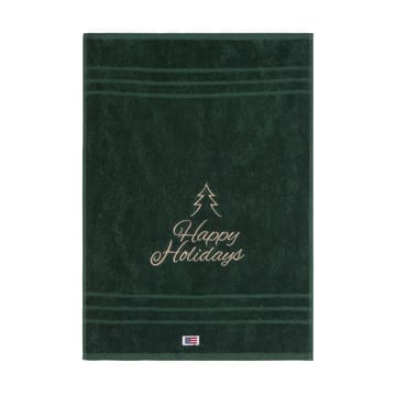 Happy Holidays Juniper ekologisk handduk 50x70 cm - Green-Light Beige - Lexington