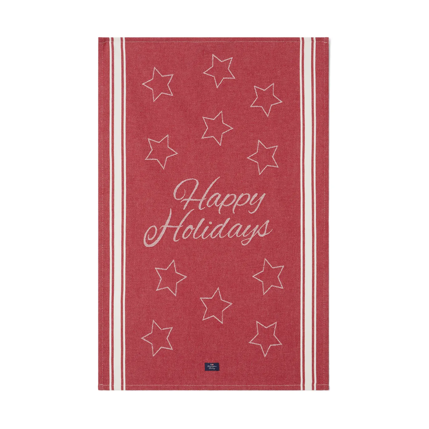 Happy Holidays kökshandduk 50x70 cm, Röd Lexington