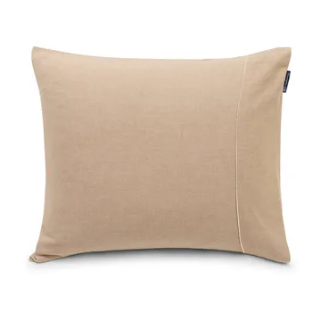 Herringbone Flanell örngott 50x60 cm - Beige-off white - Lexington