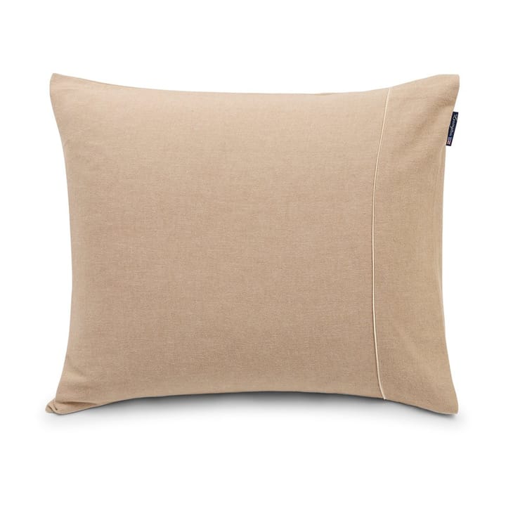 Herringbone Flanell örngott 50x60 cm, Beige-off white Lexington