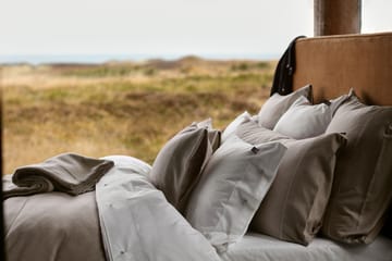Herringbone Flanell örngott 50x60 cm - Beige-off white - Lexington