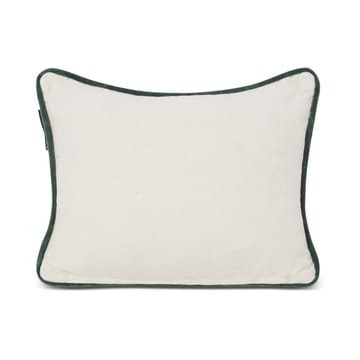 Holiday Car Organic Cotton Velvet kudde 30x40 cm - White-red multi - Lexington