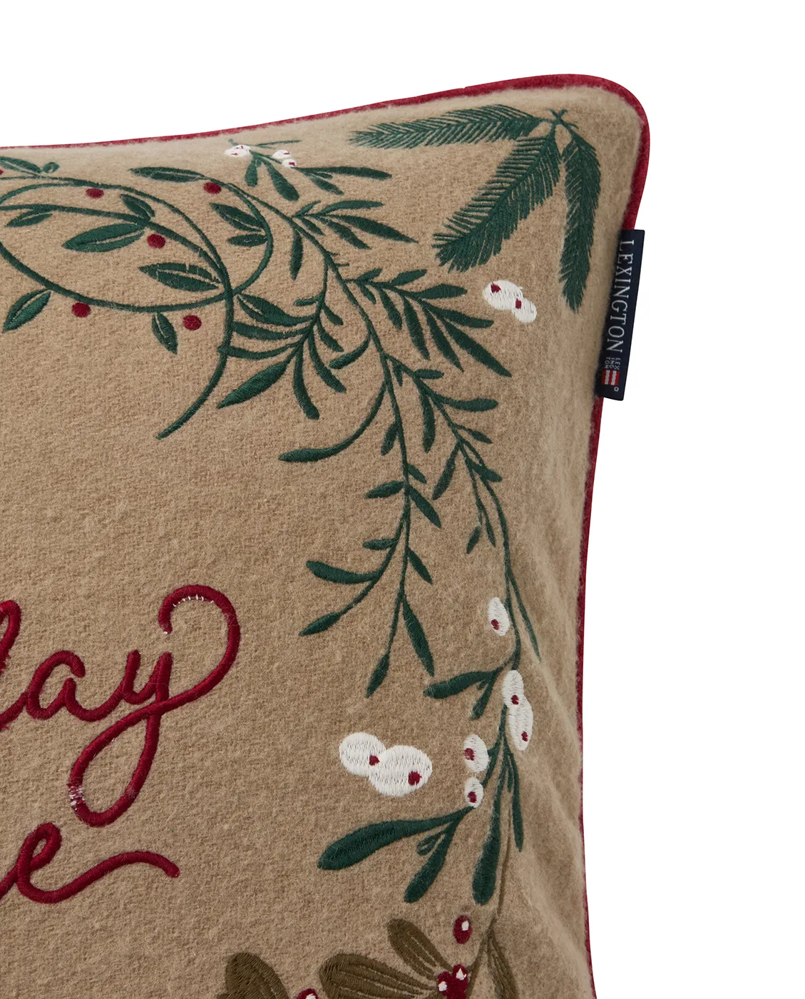 Holiday House ullmix kuddfodral 50x50 cm, Beige-multi Lexington