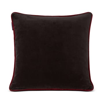 Holly Wrath Cotton Velvet kuddfodral 50x50 cm - Dark grey-green-red - Lexington