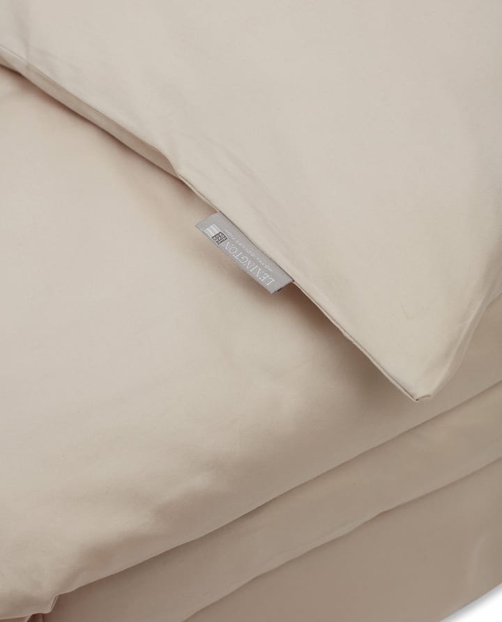 Hotel Cotton Sateen påslakan 150x210 cm, Light sand Lexington