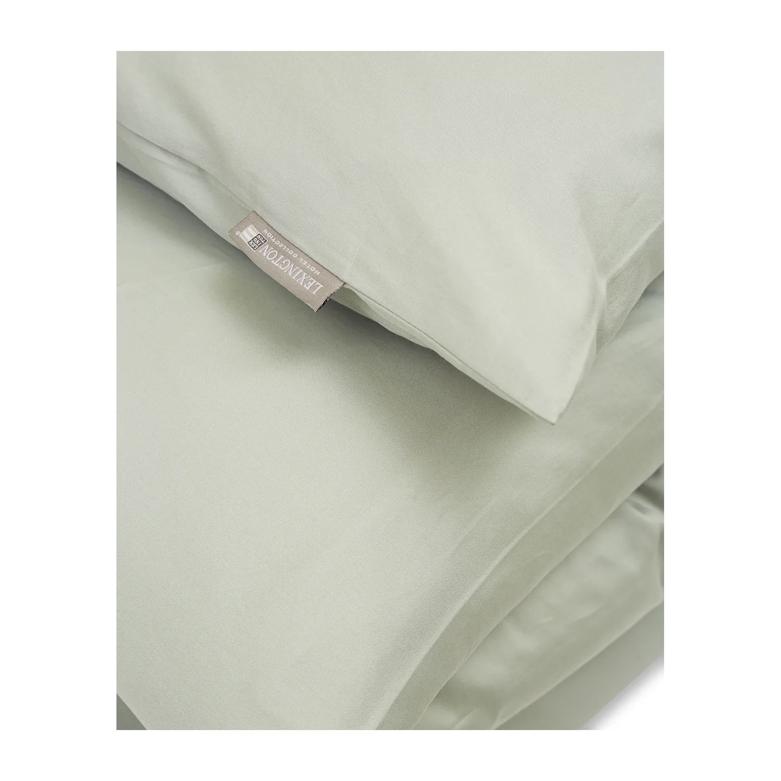 Hotel Cotton Sateen påslakan 150x210 cm, Sage green Lexington