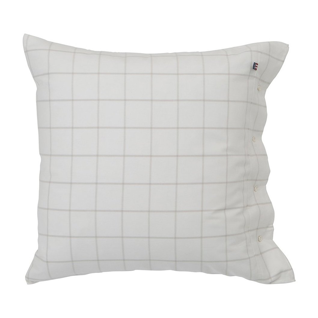 Lexington Hotel Light Flannel örngott 65x65 cm Vit-ljusbeige