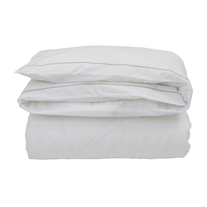 Hotel Percale påslakan 150x210 cm - Vit-ljusbeige - Lexington