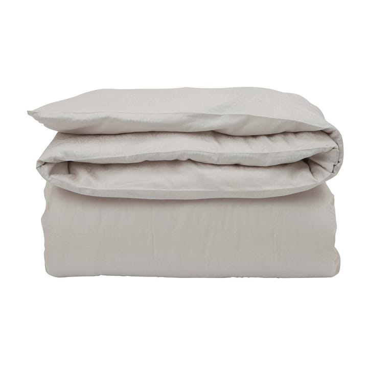 Hotel Sateen Jacquard påslakan 220x220 cm, Ljusbeige Lexington